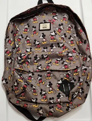 Disney Vans Mickey Mouse Old School Retro Backpack Bag Adults • $29.94