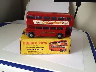 £9 • Buy Budgie 236 Routemaster Bus In It's Original Box - 