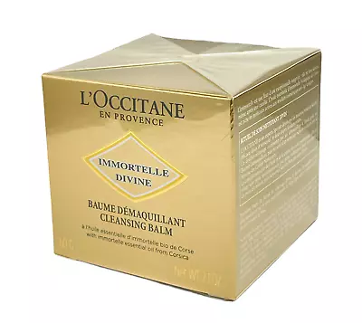 L'occitane Immortelle Divine Cleansing Balm 2.1 Oz / 60 G New In Box SEALED • $69.99