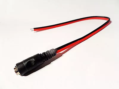 2 X DC Power Female Socket 12v Volt LED Power Light Extension Cable Lead Mains • £3.55