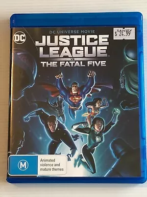 Justice League Vs The Fatal Five (Blu-ray 2019 Region B) DC Universe Movie • $9.95