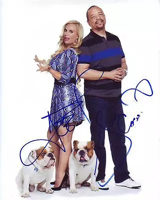 ICE T & COCO AUSTIN Signed W/ SPARTACUS & MAXIMUS 8x10 Photo W/ Hologram COA • £145.79