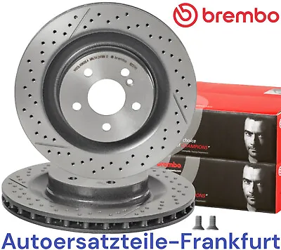 2x Brembo Brake Discs Rear Mercedes-Benz CLK C209 A209 63AMG SLK 55 AMG R171 • $165.56