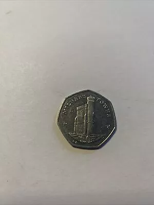 Isle Of Man 2015 Fifty Pence50p MILNERS TOWERUNC Low Mintage • £5.99