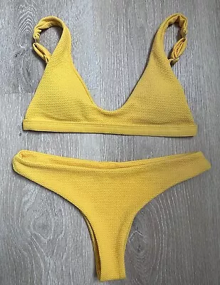 Zaful|2 Pc Bikini Swimsuit|Yellow|SZ S/US 4 • $15