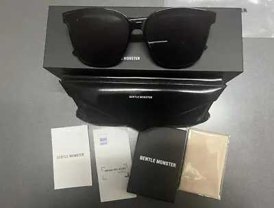 $90 • Buy Gentle Monster ECO Jackie 01 Unisex Sunglasses Black Package