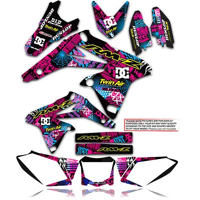 1996 1997 1998 Kawasaki Kx 125 250 Nightrider Graphics Motocross Bike Mx Decals • $149.99