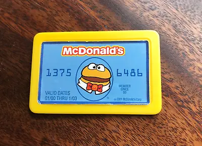 VTG FISHER PRICE PLAY FOOD McDONALDS REGISTER ●DRIVE THRU CREDIT CARD ●GOOD COND • $17.95