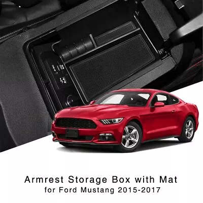 For Ford Mustang 2015-2017 Armrest Storage Box Center Console Organizer Tray • $17.99