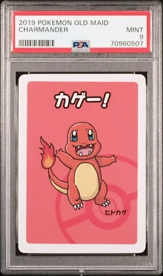 $10 • Buy Pokemon Center Japan Exclusive 2019 Old Maid - CHARMANDER - PSA 9 MINT