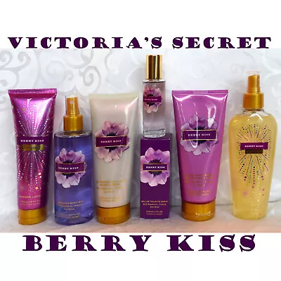 Victoria's Secret BERRY KISS Lotion Shimmer Mist Perfume Cream Set Of 6 ALL NEW! • $200