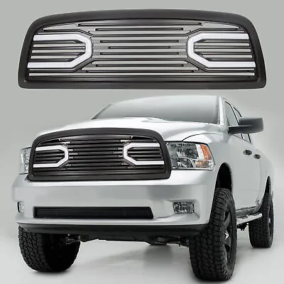 $174.50 • Buy For 2009-2012 Dodge Ram 1500 Front Big Horn Black Packaged Grille+Shell & Light