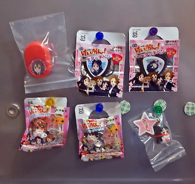 K-ON! Guitar Pick Touch Pen Tea Time Sound Drop Charm Keychain Strap Lot • $25