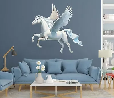 £185.99 • Buy 3D Horse Angel I484 Animal Wallpaper Mural Poster Wall Stickers Decal Honey