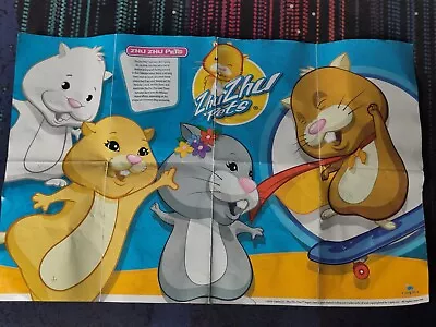 Zhu Zhu Pets Zhu-Niverse Paper- Diagram - Artwork- Used As Shown In The Pictures • £0.99