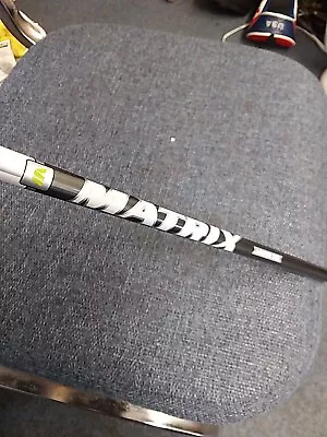 Matrix Ozik White Tie MFS X5 Driver Shaft SR Flex T.M. Adapter 44.50  Good Grip  • $40