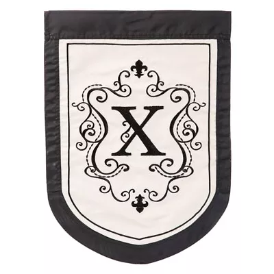 Evergreen Monogram Garden Size Flag - X • $14.99