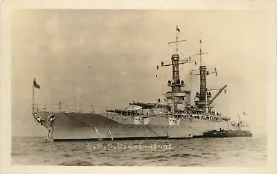 RPPC Photo Postcard USS Mississippi Battleship BB23 • $23.39