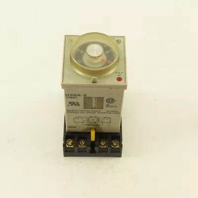 Omron H3BA-8 Programmable Multi Set Timing Relay Sec Min Hour 0.05-x10Hr • $8.85