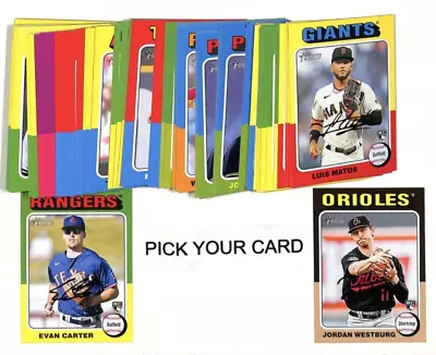 2024 Topps Heritage Baseball Cards 301-500 - PICK/CHOOSE TO COMPLETE SET • $1.59