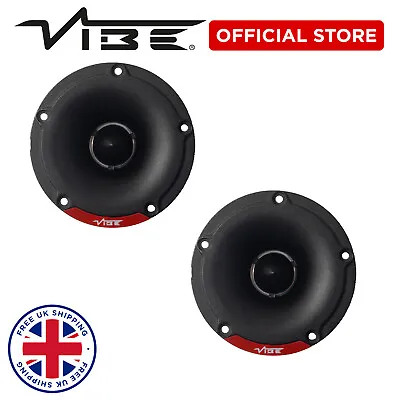 Vibe Slick Pro Audio Tweeter 3.7  High Frequency Car Audio Speaker - Sold As A P • £34.99