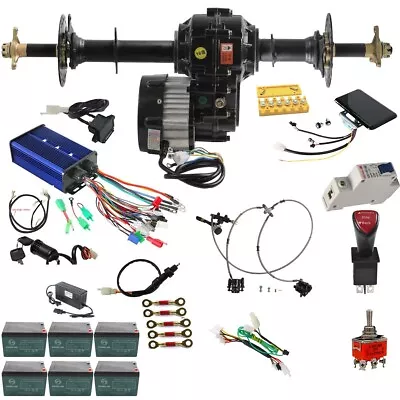 30  Rear Axle Kit 72V 1500W Differential Motor Trike EBIKE Drift Slider Go Kart • $958.78