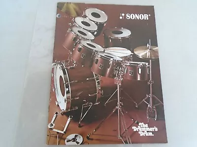 $74.95 • Buy Vintage 1977 Sonor Phonic Drum Binder Catalog-the Drummer's Drum-very Good!
