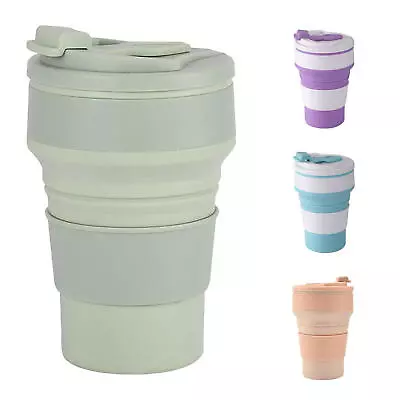 Collapsible Cup Portable Silicone Cups For Camping Travel Collapsible Reusable  • £8.45