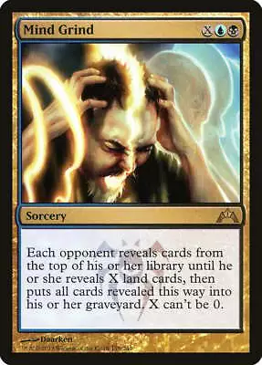 Mind Grind Gatecrash PLD Blue Black Rare MAGIC THE GATHERING CARD ABUGames • $4.75