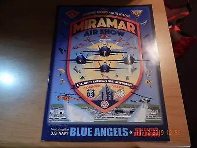 Mcas Miramar Air Show Sept 2019 Us Navy Blue Angels Official Program New • $15