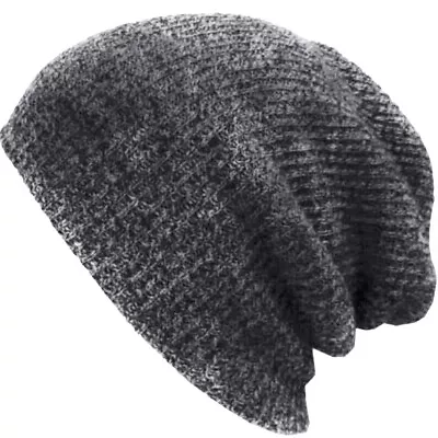 Man Lady Warm Oversize Beanie Baggy Loose Cap Winter Slouchy Knitted Ski Hat HOT • $12.24