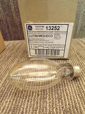 6 PC LOT GE 13252 LU150 HPS 150 Watt Lucalox High Pressure Sodium Medium Base CL • $39.99