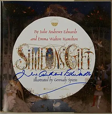$189.99 • Buy JULIE ANDREWS Signed Simeon's Gift Book Signed Autograph Actress