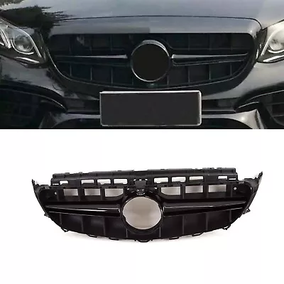 Fits Mercedes E Class W213 S213 E43 E53 2016-20 Front Grille AMG E63 Style Black • £68.35