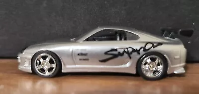 Jada Toys Jdm Tuners 1995 Toyota Supra 1:64 Scale Silver Tanabe Eibach Bomex • $9.99