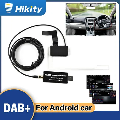 DAB Digital Car Radio Receiver Aerial Antenna DAB Adapter Aux Tuner Box Audio • £24.99