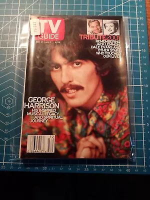 TV Guide Magazine December 29th 2001 George Harrison TV-147 • $5