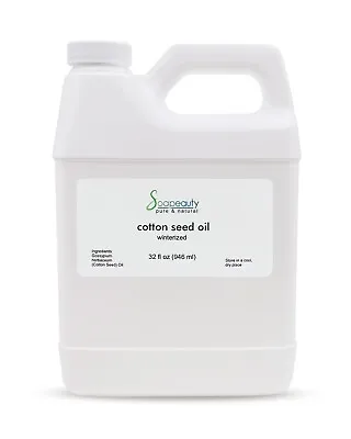 Cotton Seed Oil Carrier Cold Pressed Winterized Natural Pure 32 Oz • $19.41