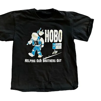 Vintage HOBO Helping Our Brothers Out Motorcycle Club T-shirt Large Bandidos MC • $34