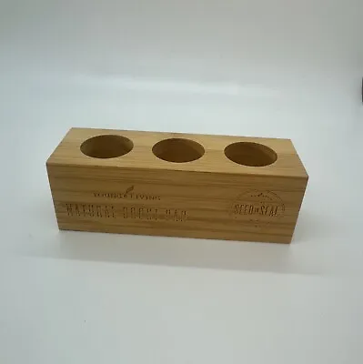 Young Living Bamboo Holder Natural Boost Bar Holds 3 Bottles 5 Ml New • $8.99