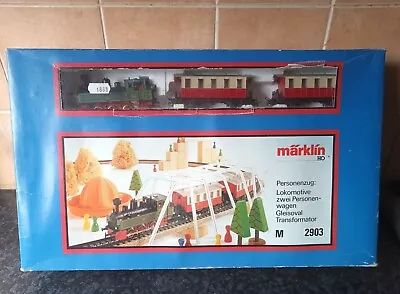 Marklin M2903 HO 3-rail Vintage Train Set. Boxed & In An Excellent Condition • £80