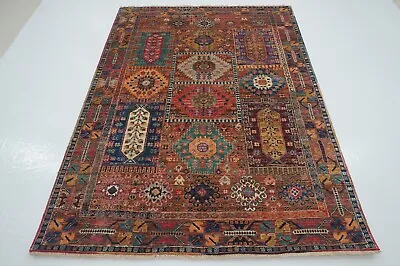 5 X 7 Ft Brown Afghan Hand Knotted Veg Dyes Wool Tribal Area Rug • $799
