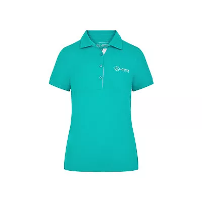 2024 Mercedes AMG F1 Women's Ultra Teal Polo (L) • $60