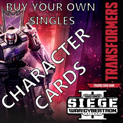 WAVE 4 Character Cards: War For Cybertron Siege II (Transformers TCG Singles) • £1
