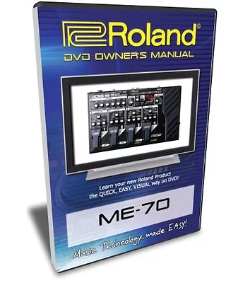 $29.95 • Buy Roland (Boss) ME-70 DVD Video Tutorial Manual Help