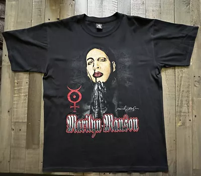 Vintage Marilyn Manson Shirt Rare Mexico 90’s Bootleg Grail • $99