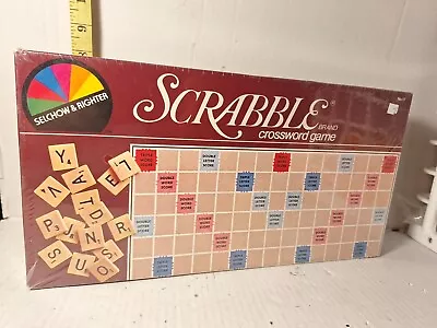 Scrabble Vtg 1982 Edition Selchow & Righter NO. 17 Board Game NEW SEALED • $14.99