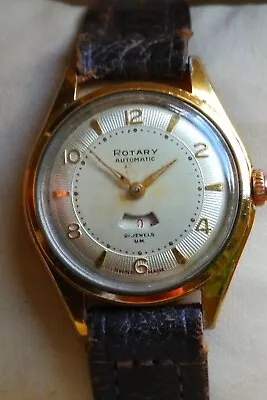 Vintage Rotary Watch Early 1950s Model Rare Piece Stop /starter Nice Condition • £29.95