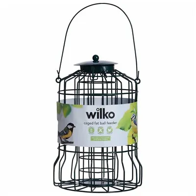 £13 • Buy Wilko Wild Bird Caged Fat Ball Feeder, Easy To Fill And Clean, Squirrel Proof