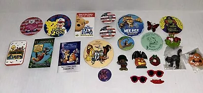 LOT OF 14 PROMOTIONAL PINBACK BUTTON MOVIE PROMO PINS Childrens Movies • $14